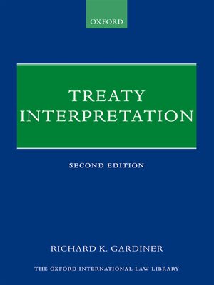 cover image of Treaty Interpretation